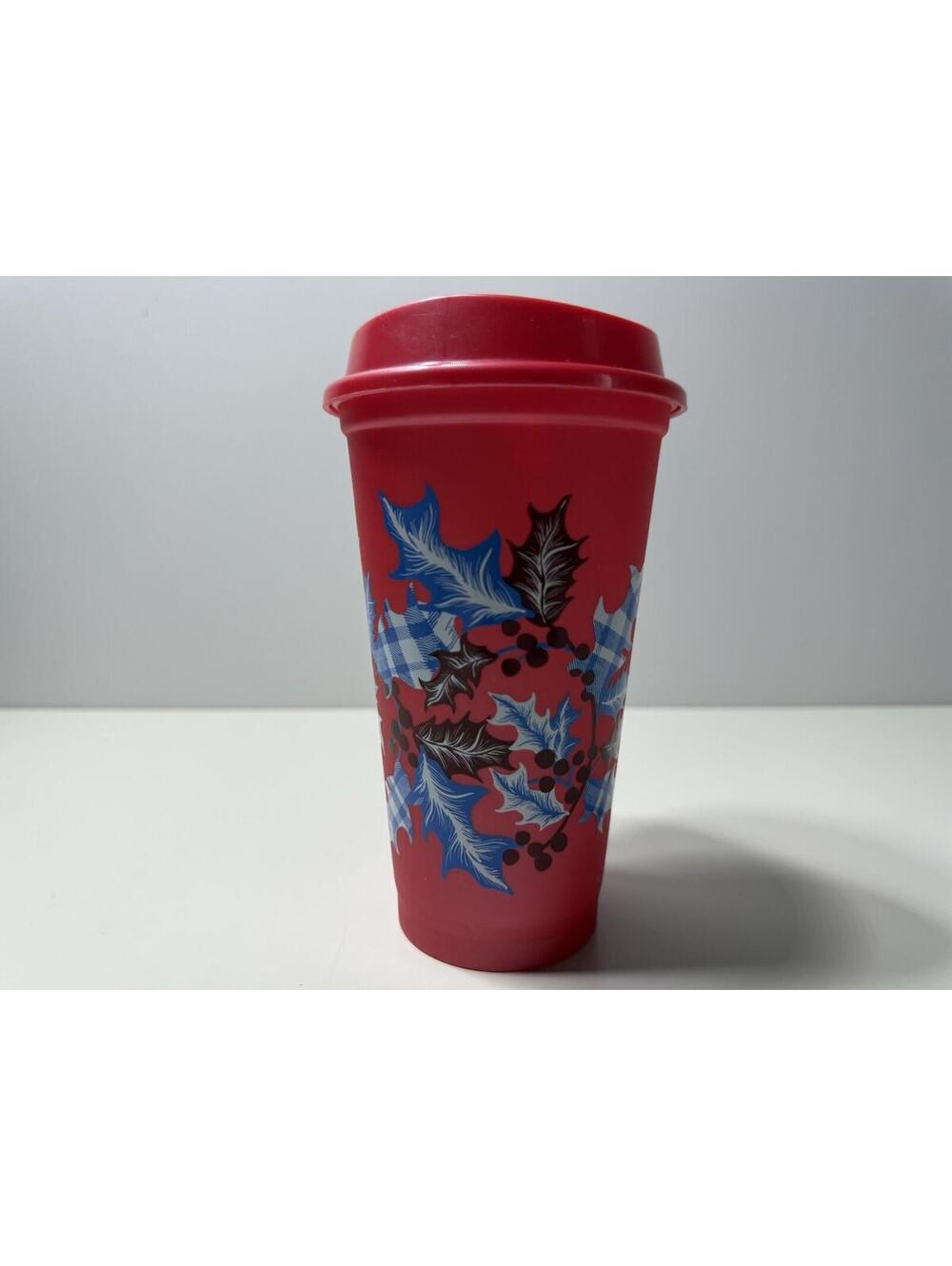 Starbucks 2024 Holiday Reusable Hot Cup Lids - Grande Size 16oz Red
